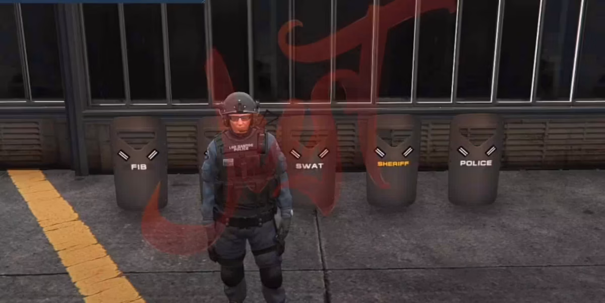 GTA V Ballistic Shield Custom Props (SWAT) FiveM vista previa del recurso 2