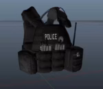 chaleco de policía