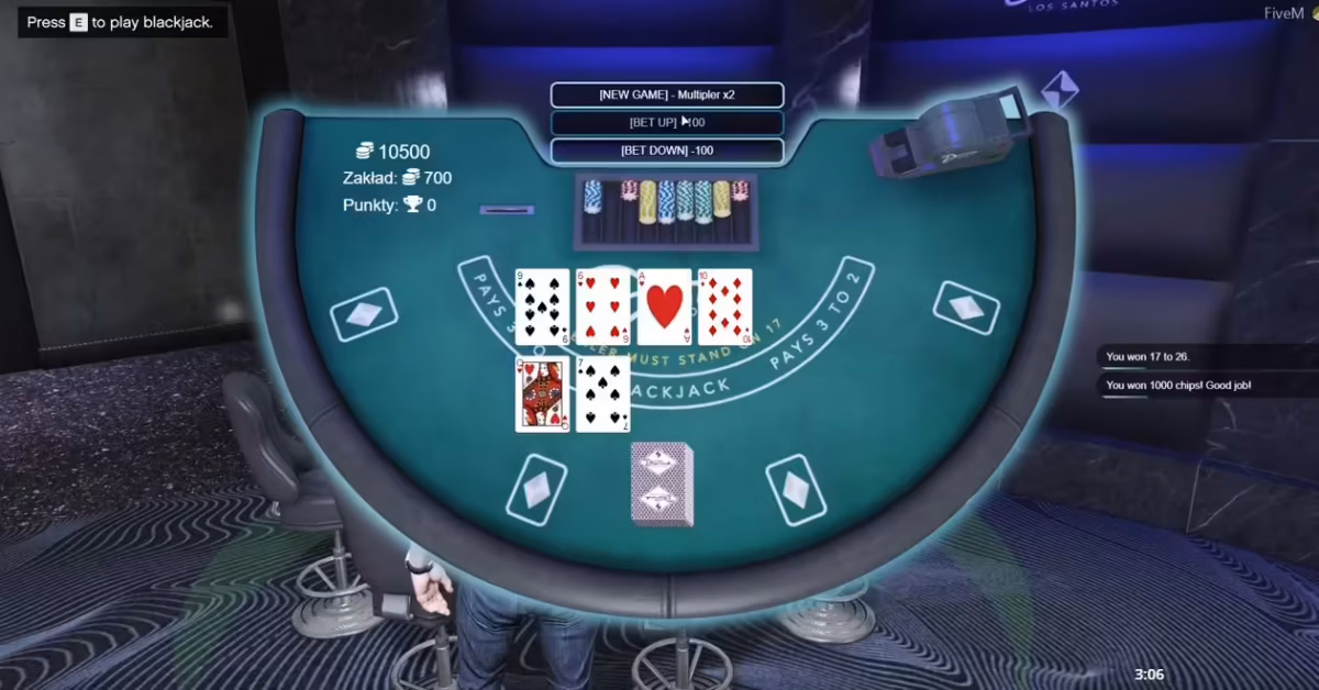 Casino Script FiveM Guión de casino FiveM