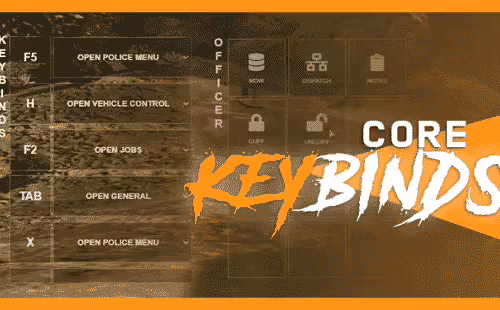 Core Keybinds FiveM resource preview