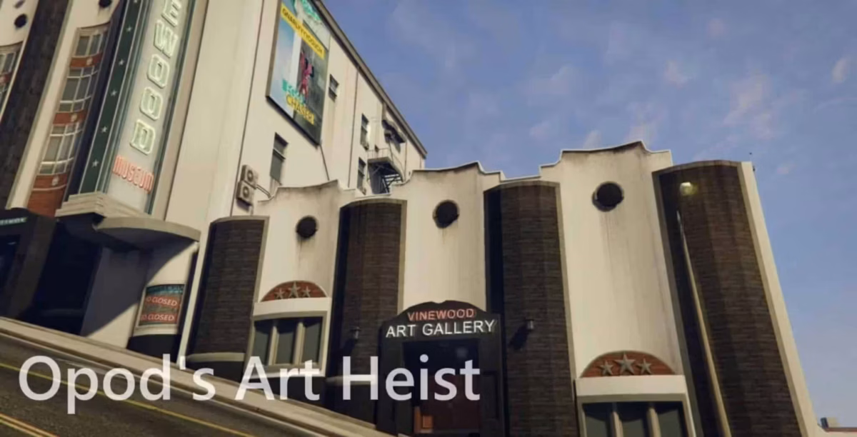 Vista previa del recurso de Art Gallery Heist (Script + Map) FiveM 2
