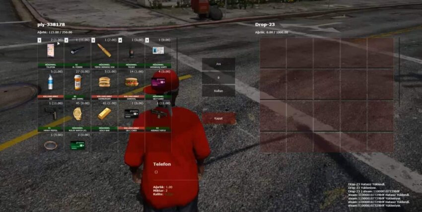 NoPixel 2.0 Inventory