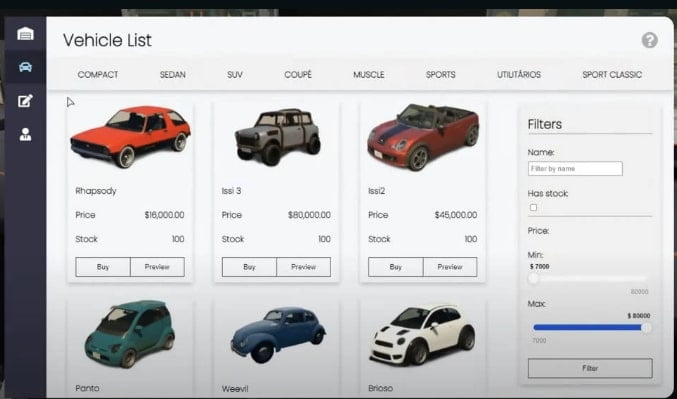 FiveM Car Dealership