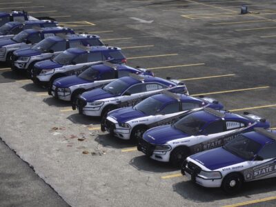 Police cars