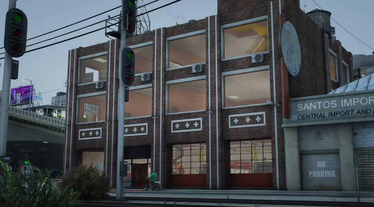 Vista previa del recurso FiveM de la Estación de Bomberos de Mission Row