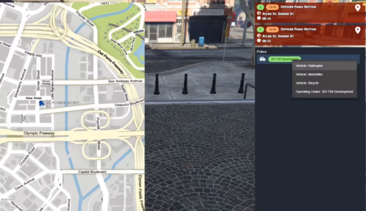 (QB) Vista previa del recurso LunnyDev Dispatch FiveM 2