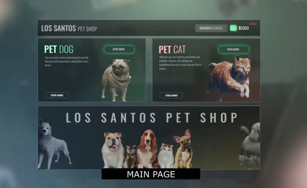 Pet script