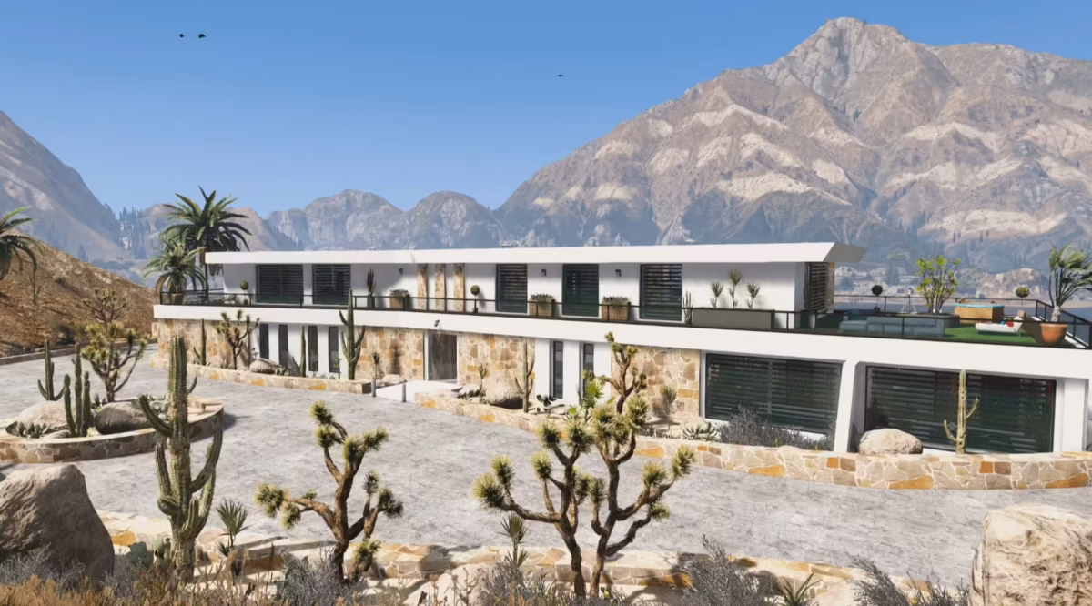 Vista previa del recurso Desert Mansion FiveM 5