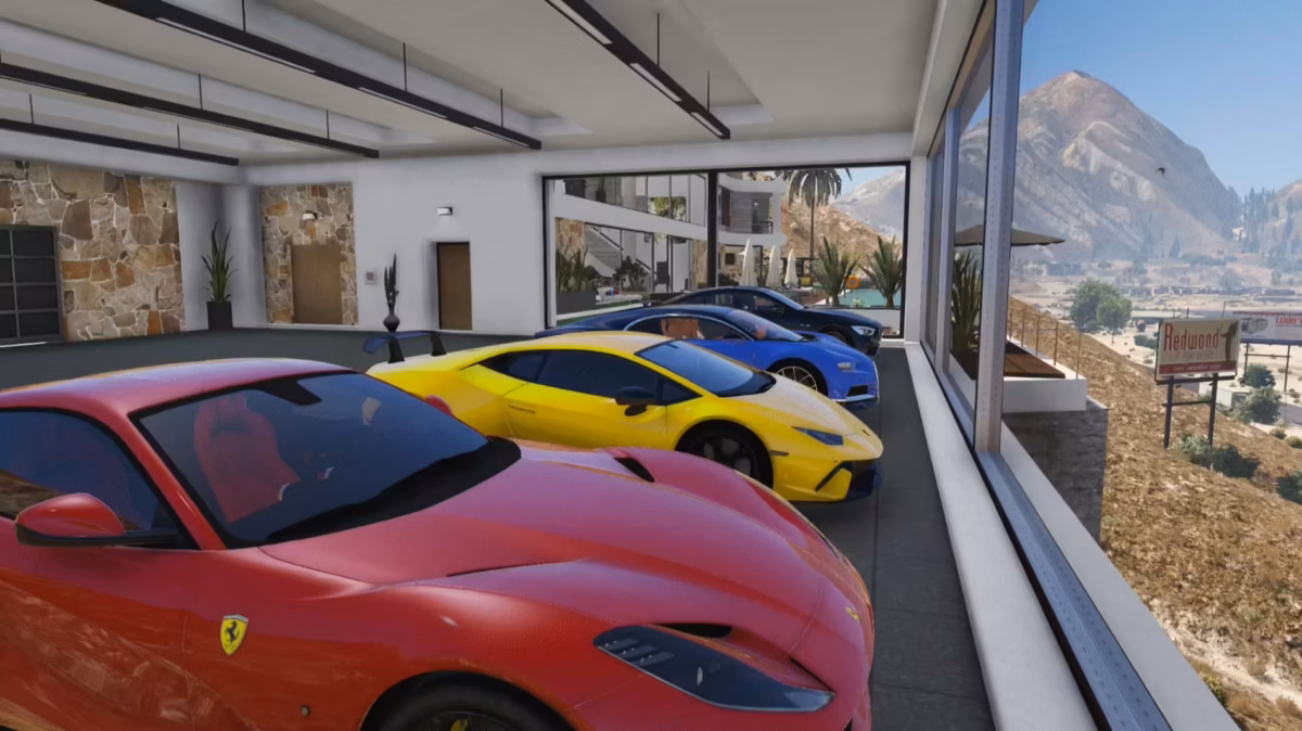 Vista previa del recurso Desert Mansion FiveM 6
