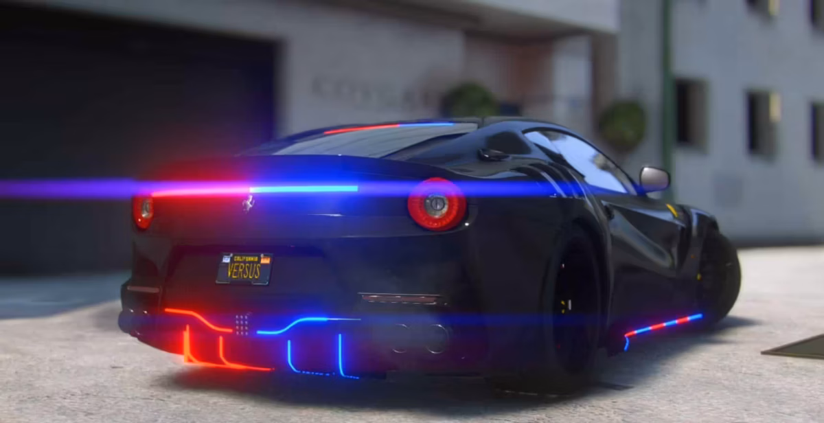 Vista previa del recurso Ferrari F12 (FBI/Policía) FiveM 2