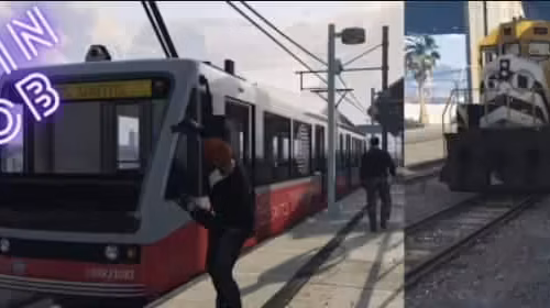 QBCore Train Job FiveM resource preview
