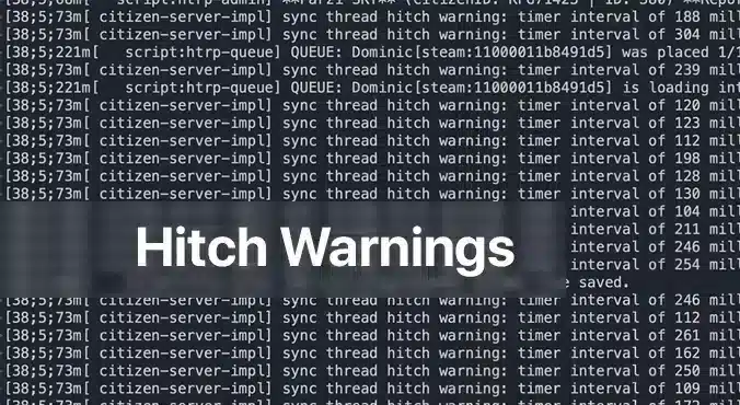 FiveM Server Hitch Warnings (Fix)