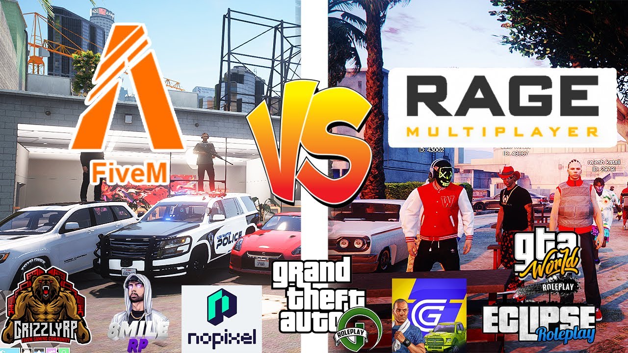 FiveM vs. RageMP vs. AltV | The Best GTA 5 Client