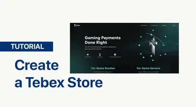 Tutorial Image: Tebex Store