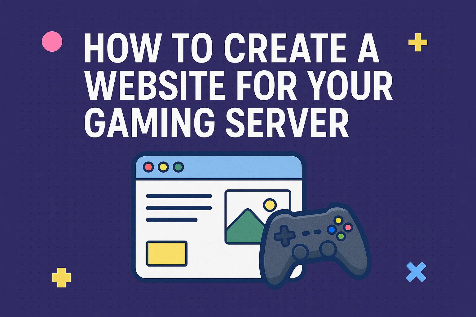 Sitio web del servidor de juegos