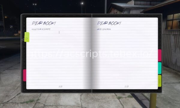 nopixel notebook script image