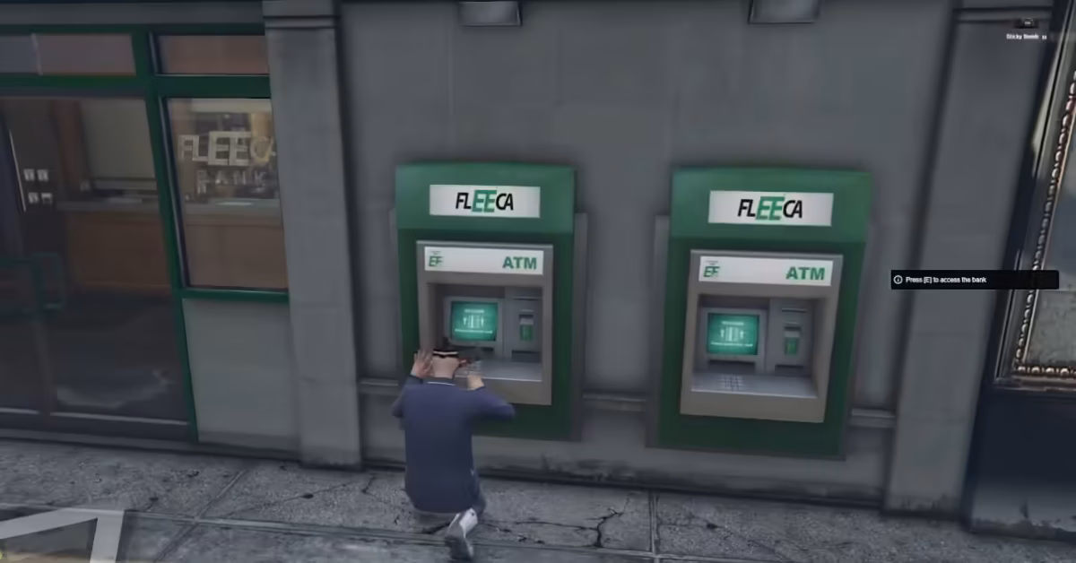 brave_00auXeNwFY Robo de ATM (explosión de C4, animación de perforación) FiveM vista previa del recurso