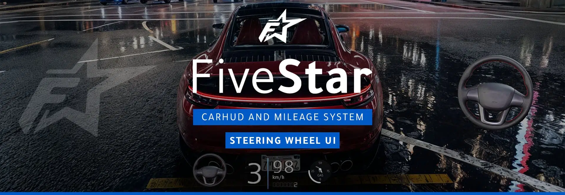 CarHud + Mileage System & Steering Wheel