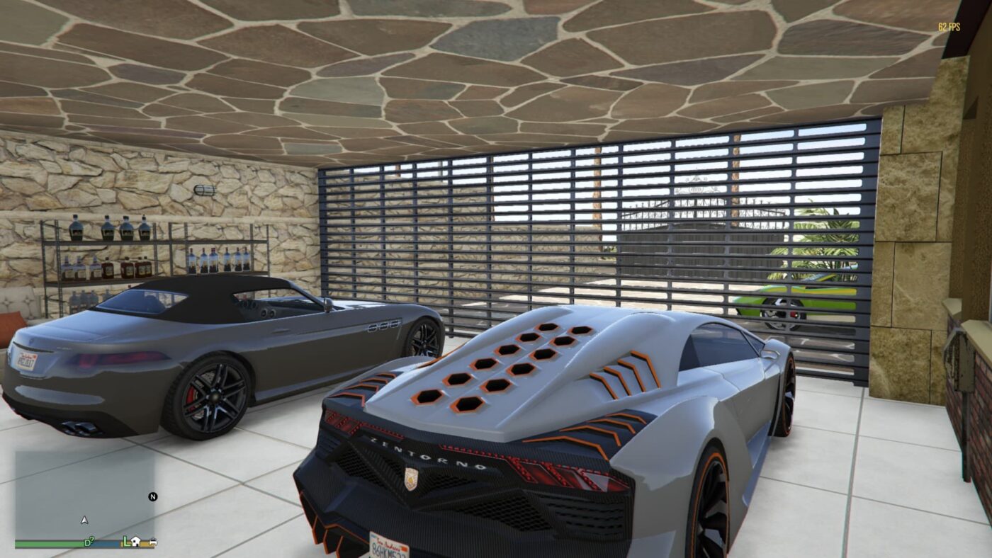 Streets lined with high-end vehicles and beautiful architecture FiveM.