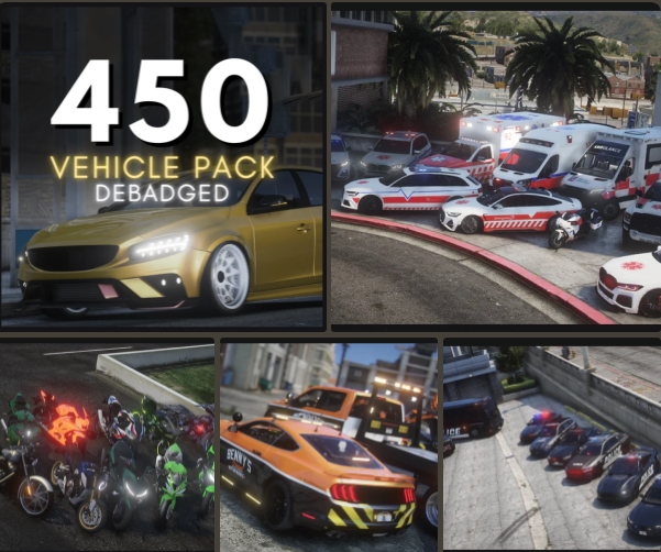 Debadged Car Pack