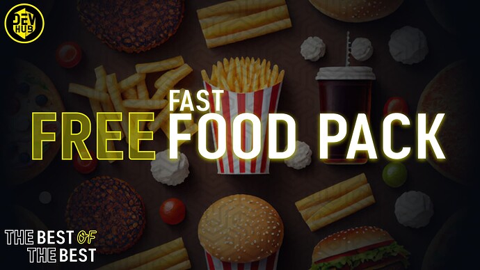 Fast Food Pack (Props)