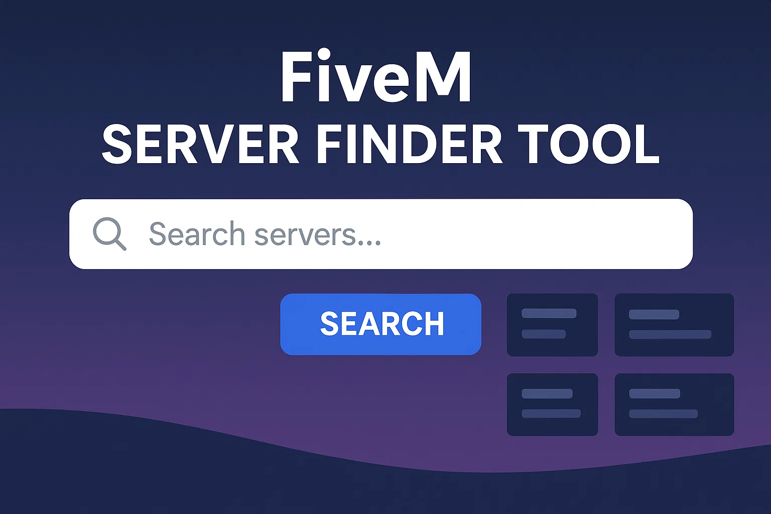 Buscador de direcciones IP de servidores FiveM: encuentre direcciones de servidores
