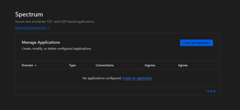 Cloudflare Spectrum