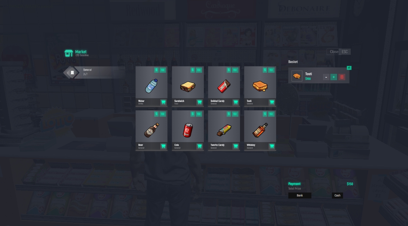 NoPixel Shop System