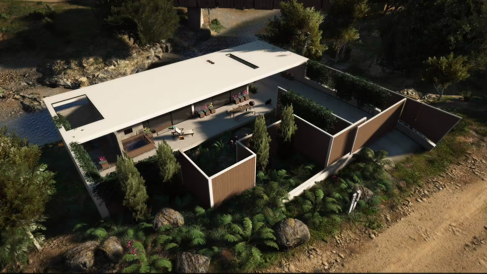 Casa de Fin de Semana en la Naturaleza - Mansiones FiveM Gratis