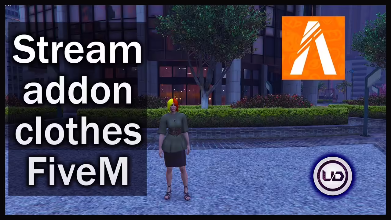 Cómo transmitir ropa y accesorios adicionales (modelos de FiveM)