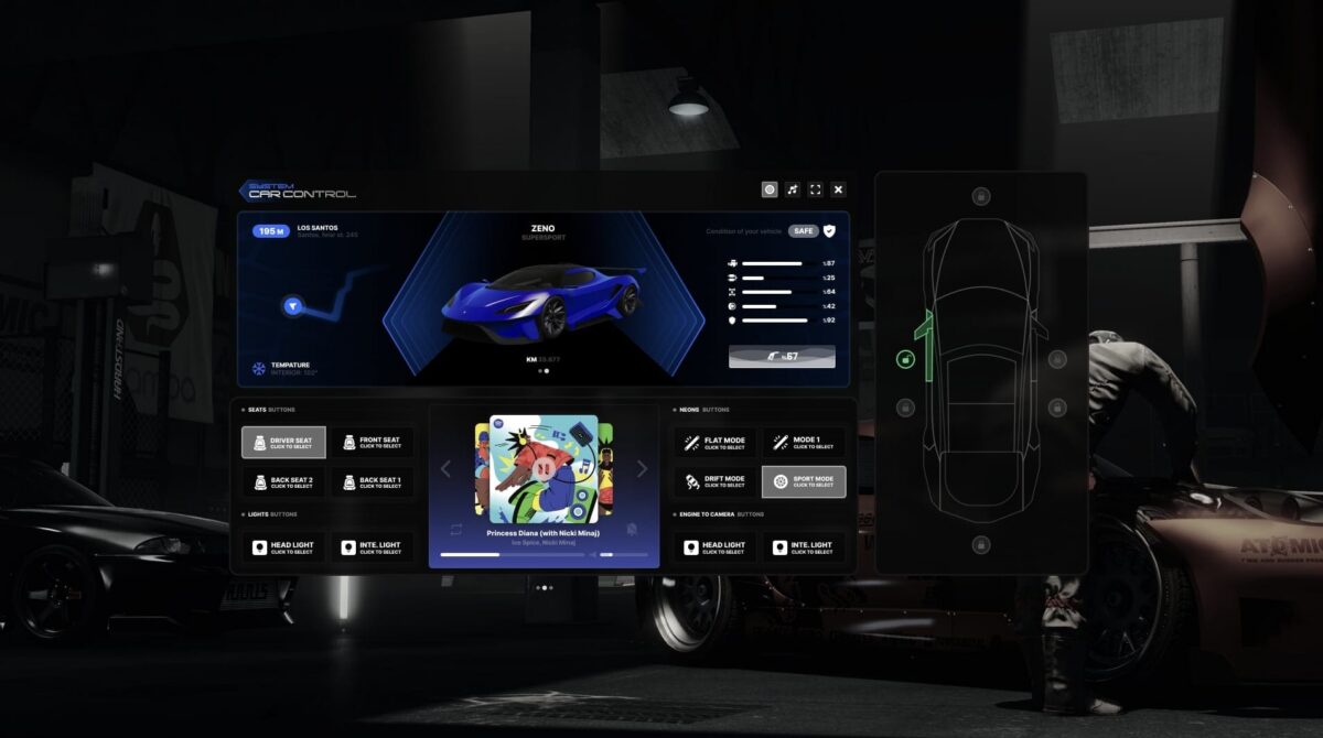 Recurso de vista previa 3 del Script Fivem Carplay (Carcontrol) FiveM