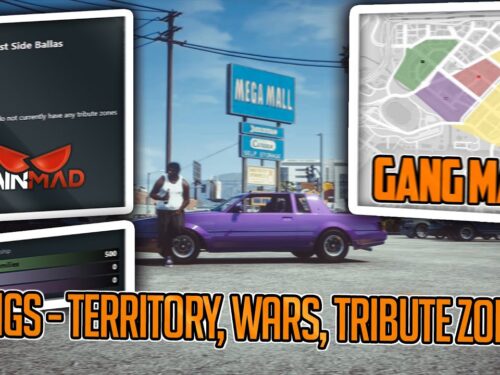 Gangs – Territory, Wars & Tribute Zones FiveM resource preview