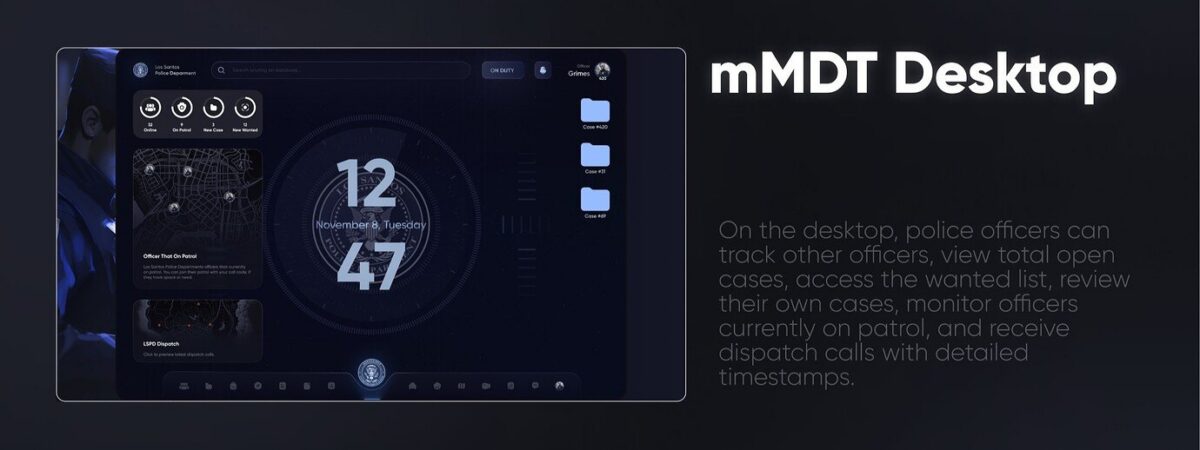 Aperçu de la ressource CodeM MDT FiveM 29