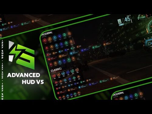 izzy HUD v5 FiveM resource preview