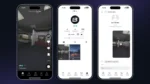 Interface de app de vídeo curto Trendy do LB Phone v2