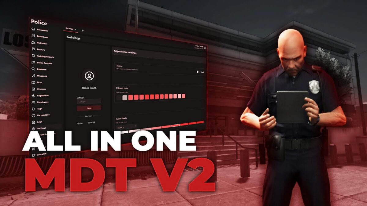 mdt2 TK MDT V2 FiveM Ressourcenvorschau