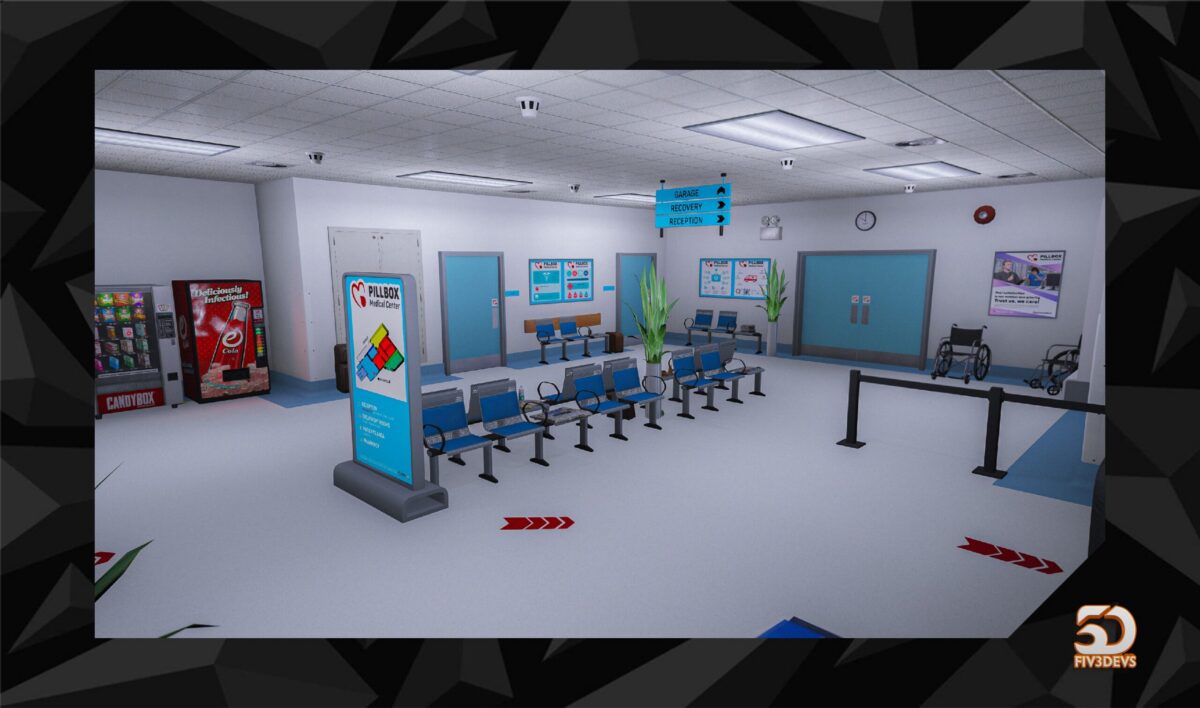 Fiv3devs Pillbox Hospital FiveM prévia do recurso 3
