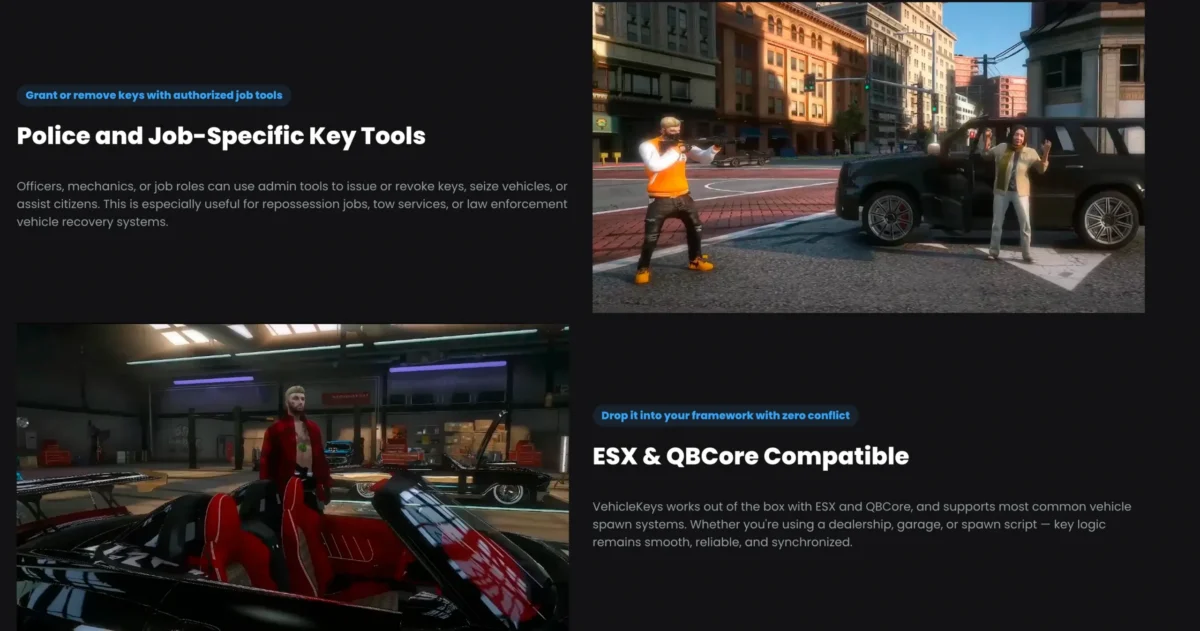 Aperçu de la ressource Quasar Vehiclekeys 2.0 FiveM 2
