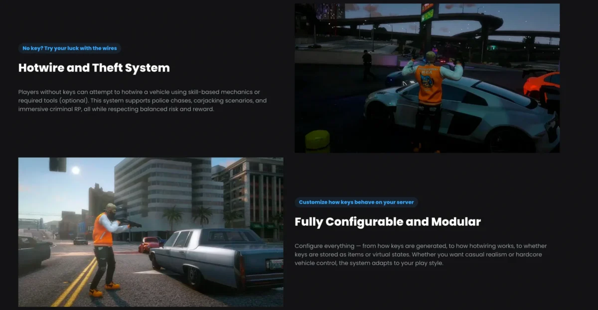 Aperçu de la ressource Quasar Vehiclekeys 2.0 FiveM 3
