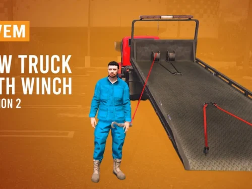 Tow Truck with Winch (v2) FiveM resource preview