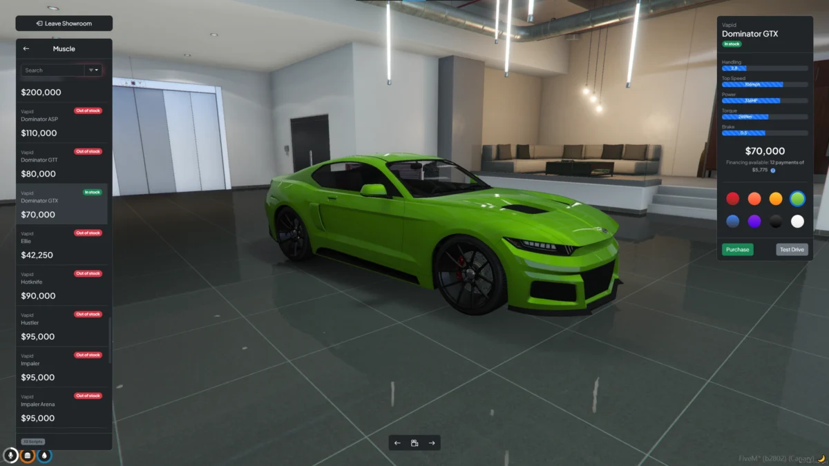 Vista previa del recurso JG Dealerships FiveM 7