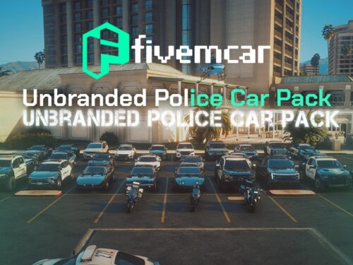 TTModz Unbranded Police Car Pack FiveM resource preview