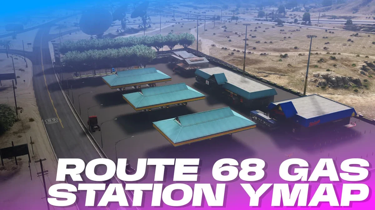 YMAP de la Estación de Servicio Ruta 68 para FiveM