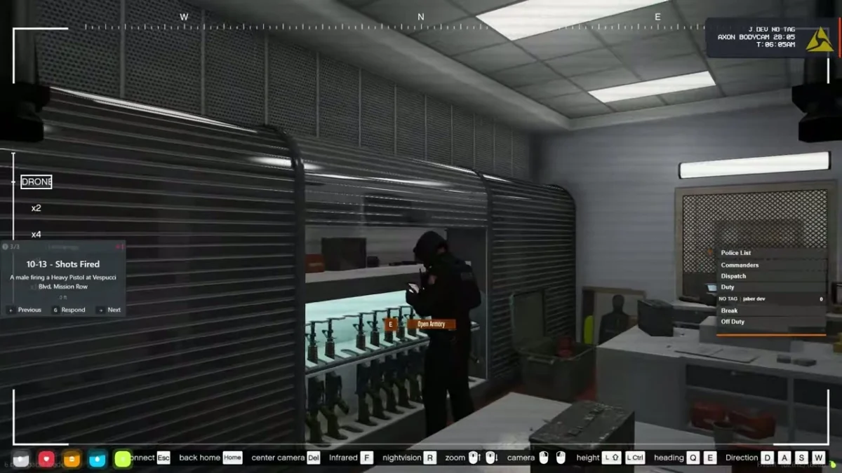 RC2 – CFW RP Server FiveM prévia do recurso 2
