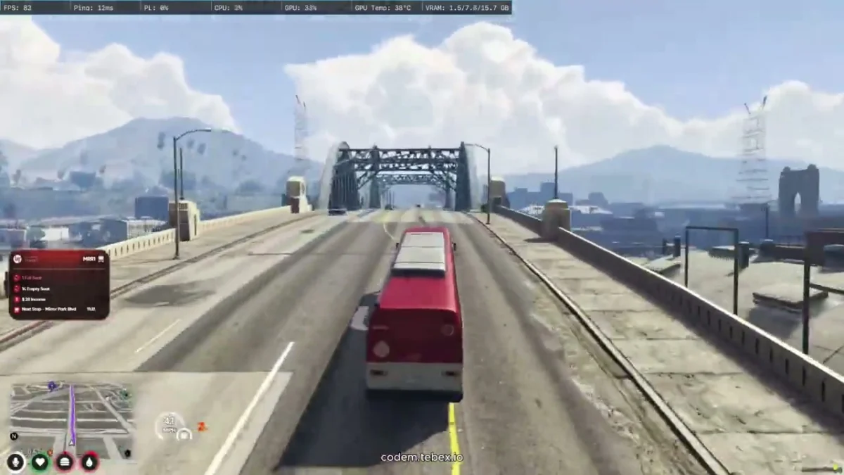 CodeM LSTransit FiveM resource preview 7