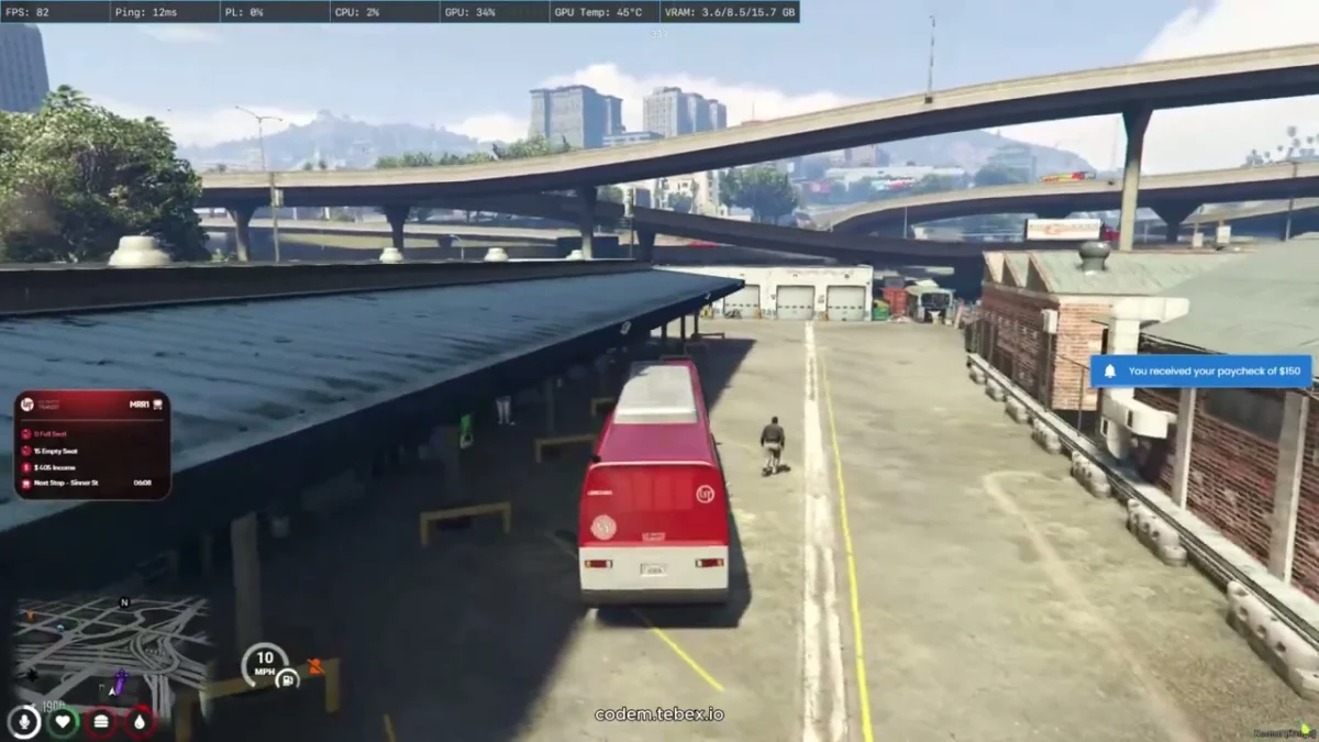 CodeM LSTransit FiveM resource preview 10