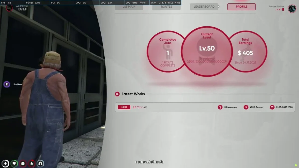 Preview do recurso CodeM LSTransit FiveM 11