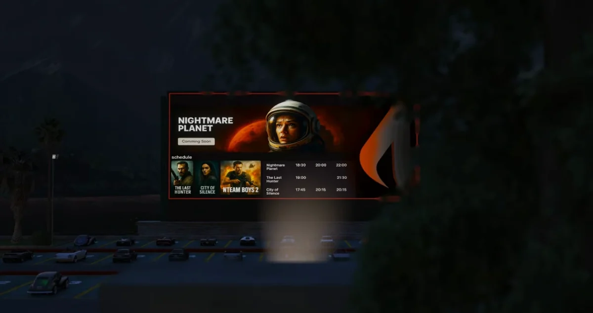 Vista previa del recurso Drive-In Cinema FiveM 8