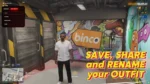 ClothShop Outfit save/share FiveM resource preview 4