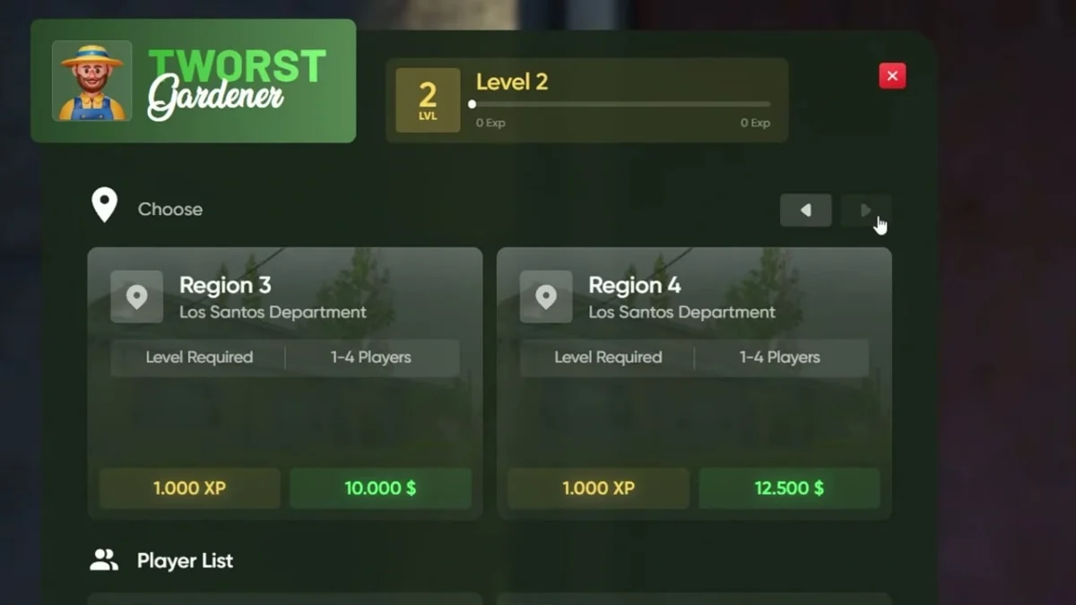 Multiplayer Gardener Job FiveM recurso preview 3